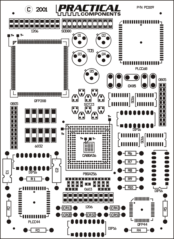 PCB009 Mixed Technology Board