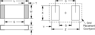 SMR Surface Mount Resistor Drawing