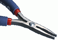 Pliers, Long Ergonomic Handle, Flat nose pliers, step tip