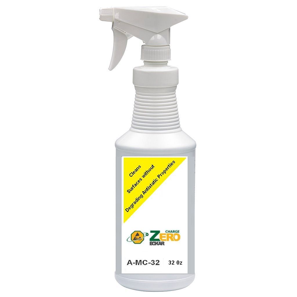 A-MatClean, 32oz. (946ml) bottle with yellow sprayer