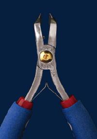 Fine Hard Wire Cutters, Standard Handle Length, 50 Degree Class T, Flush