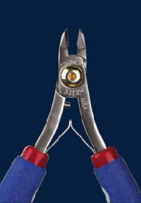 Fine Hard Wire Cutters, Standard Handle Length, Miniature Oval Class W, Semi-Flush