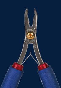 Fine Hard Wire Cutters, Standard Handle Length, 50 Degree Thin Class W, Flush