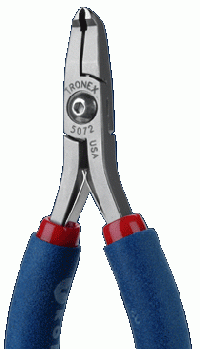 Angulated Cutters, Standard Handle Length, 50 degree long oval cutting edges, Flush