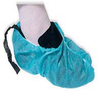 Disposable shoe covers cleanroom compatible