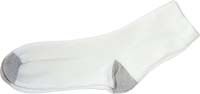 ESD Socks, Unisex, Sizes: 35-38, Will stretch, one size fits all. Color: white