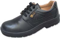 ESD Shoes, Top-Derby, black, steel toecap