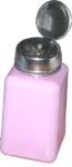 ESD Solvent Pump dispenser, color pink, 6 oz.