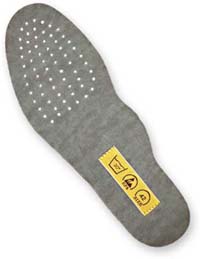 Antistatic perforated insole for our ESD shoes.  Material: combination of foam, latex and woven.unwoven antibacterial fabric. Please remmber to add the size on the order