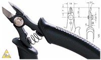 5 inch Heavy duty cutting pliers w/conductive handle