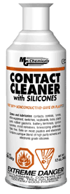 CONTACT CLEANER WITH SILICONES,