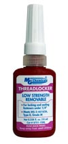 THREADLOCKER, LOW STRENGTH, REMOVABLE,