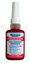 THREADLOCKER, HIGH STRENGTH, PERMANENT,