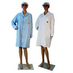 No-Stat  Lab Coats with cotton,  White,