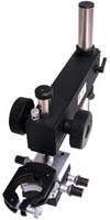 Tool Holder with fine X-Y positioning, rotation and up/down Z-axis movement (dual knob, for left and right handed operators).