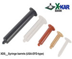 Syringe without piston (USA or EFD style)