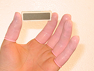 Pink Finger Cotes, diam. 18mm (apx. 3/4